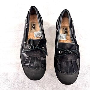 - Ugg Australia Ashdale Duck Patent Leather Loafers Sz 8